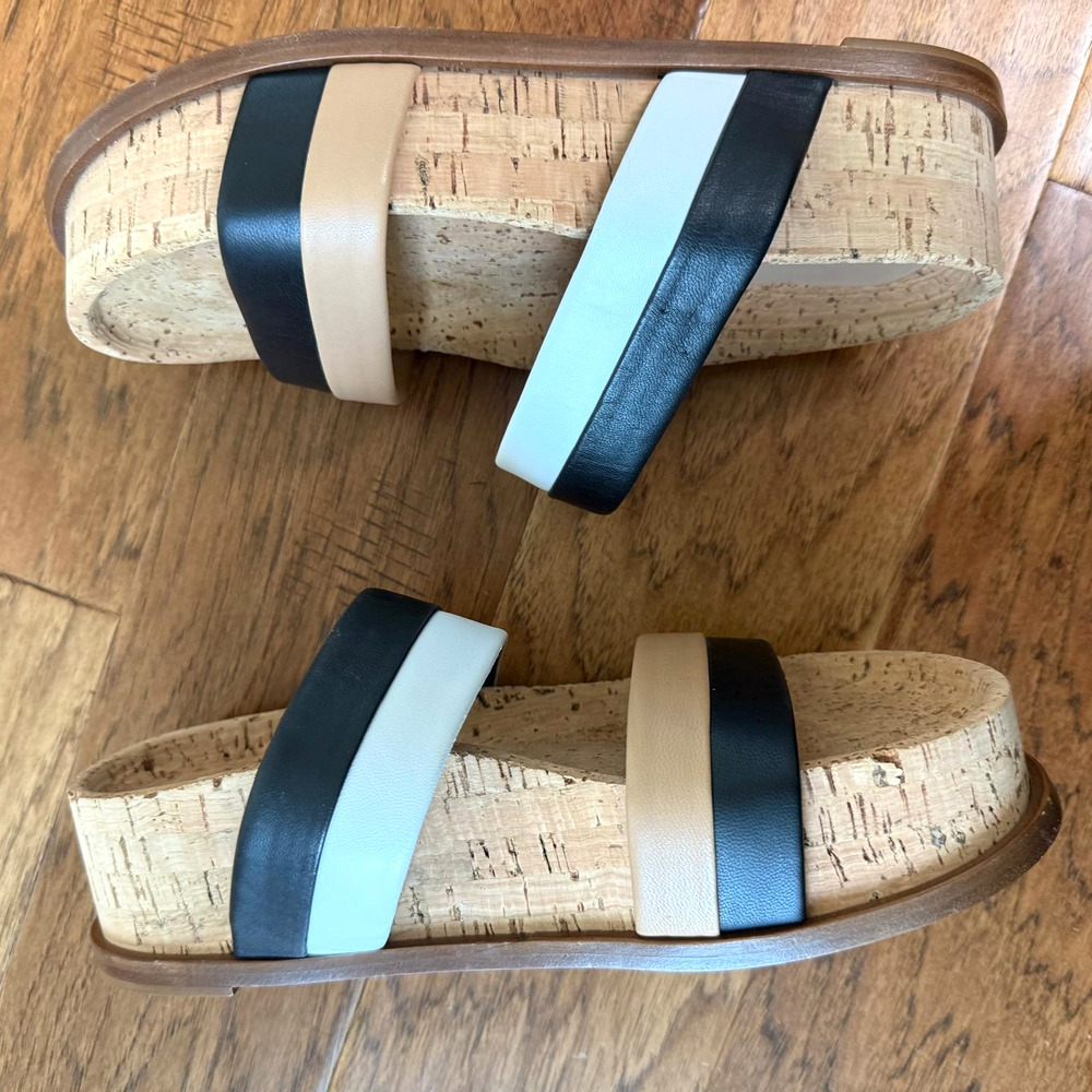 NWOB Gabriela Hearst Womens Striker Cork Leather Platform Sandal Sz 9.5B $890